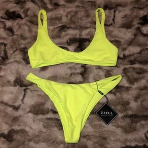 ZAFUL neon bikini